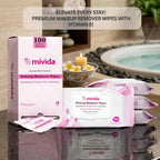 Hypoallergenic Makeup Remover Wipes Bulk Bundle | 100 makeup wipes individually wrapped + 200 Count Face Wipes (4 x 50)