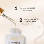 mivida premium 20% Vitamin C Serum, 1 fl oz
