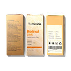 mivida 2.5% Retinol Serum – Wrinkle Reduction, Firming & Brightening (1 fl oz)