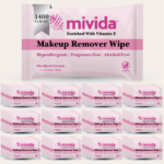 mivida Hypoallergenic Makeup Remover Wipes with Vitamin E, Individually Wrapped (1400 Count)