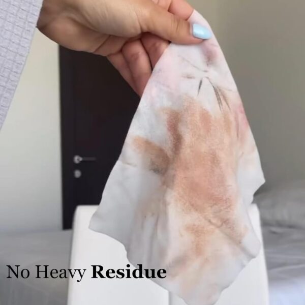 Hypoallergenic Makeup Remover Biodegradable Wipes with Hyaluronic Acid | 2 x 25 Count - Image 5