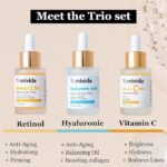 mivida Vitamin C, Hyaluronic Acid and 2.5% Retinol Serum 3x1floz - Image 2
