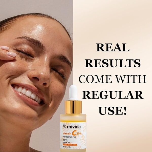 Premium 20% Vitamin C Serum – Brightening, Anti-Aging & Dark Spot Corrector - Image 3