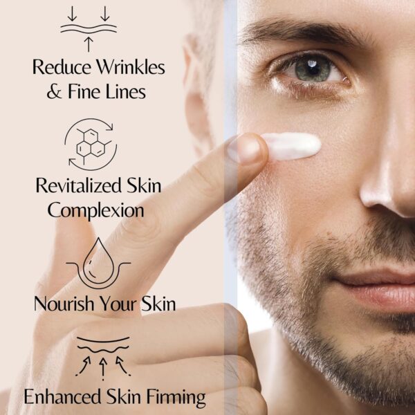 Retinol & Collagen Face Cream with 5% Hyaluronic Acid – Anti-Aging Hydrating Moisturizer - Image 5
