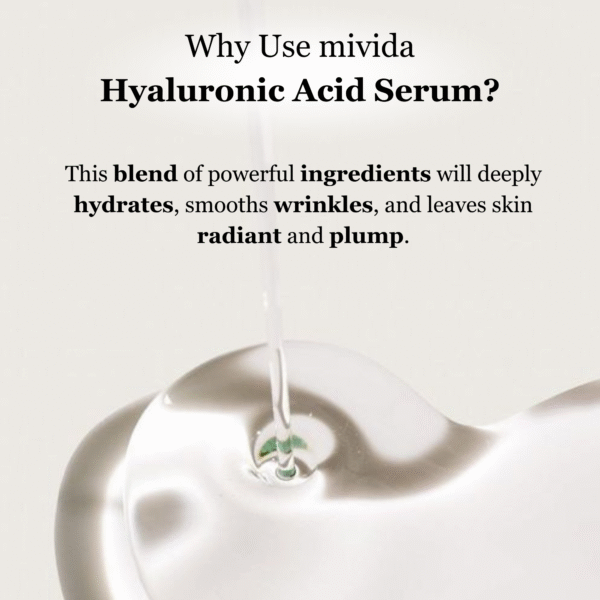 Hyaluronic Acid Serum with CoQ10, Vitamins B & C, Chamomile – Deep Hydration & Soothing Care - Image 6