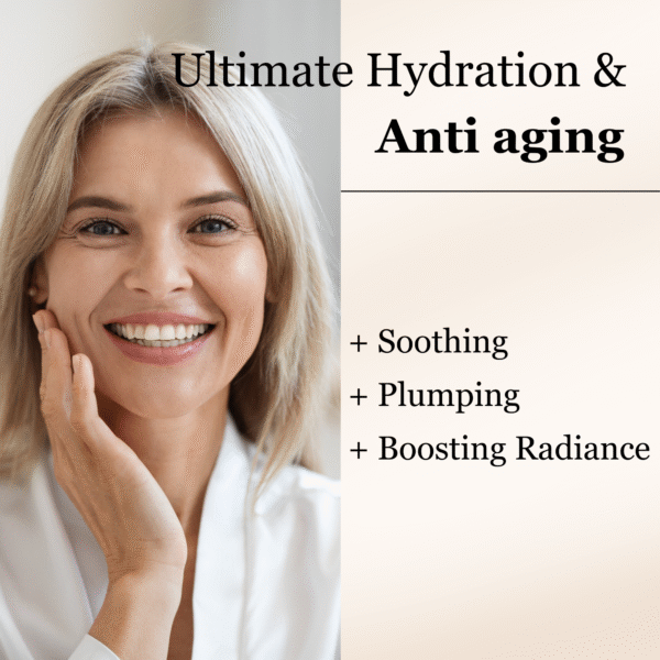 Hyaluronic Acid Serum with CoQ10, Vitamins B & C, Chamomile – Deep Hydration & Soothing Care - Image 3