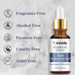 mivida Pure Hyaluronic Acid Serum for Face, 1 fl oz - Image 2