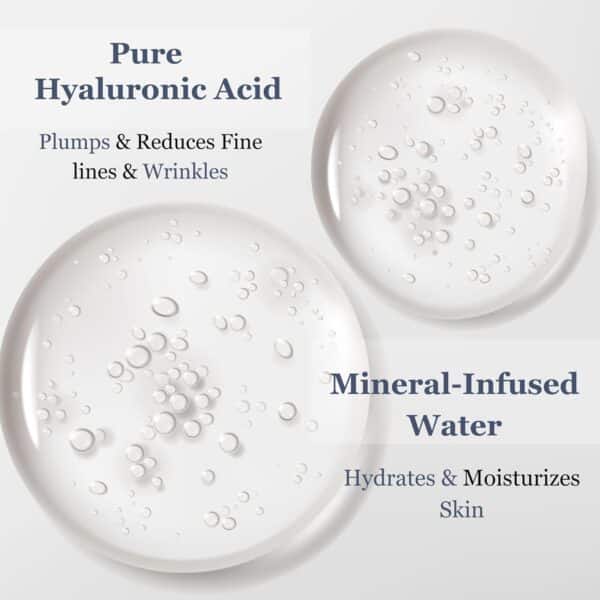 mivida Biodegradable Gold Under Eye Patches With Hyaluronic Acid & Niacinamide + Pure Hyaluronic Acid Facial Serum Bundle | Alcohol Free | For All Skin Types  Beauty & Personal Care - Image 12