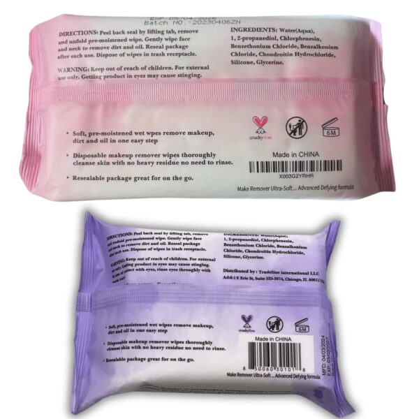 mivida Hypoallergenic Makeup Remover Wipes Bundle | Facial Cleansing & Towelettes Make up Remover Face Wipes | Fragrance Free, Alcohol Free wipes Vitamin & Hyaluronic Acid Total 75 Count - Image 16