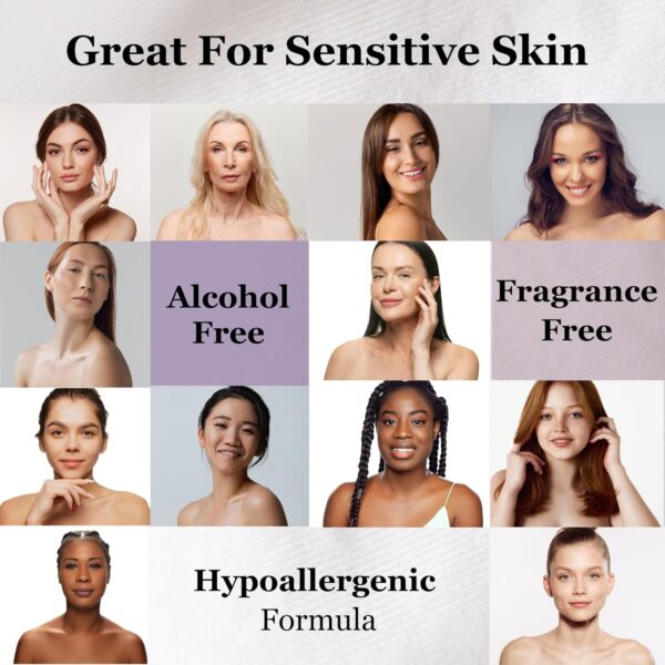 Hypoallergenic Makeup Remover Biodegradable Wipes with Hyaluronic Acid | 2 x 25 Count - Image 6