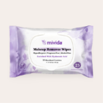 mivida Hypoallergenic Makeup Remover Wipes with Hyaluronic Acid, (25 Count)