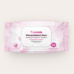 mivida Hypoallergenic Makeup Remover Wipes with Vitamin E, (50 Count)