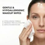 mivida Hypoallergenic Makeup Remover Wipes with Vitamin E, Individually Wrapped (40 x 5, 200 Count) - Image 2