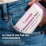 mivida Hypoallergenic Makeup Remover Wipes with Vitamin E, Mini Pack 5x10 Packs (400 Count) - Image 5