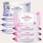 mivida Hypoallergenic Makeup Remover Wipes, Variety Box (8 Packs x 50 Wipes)